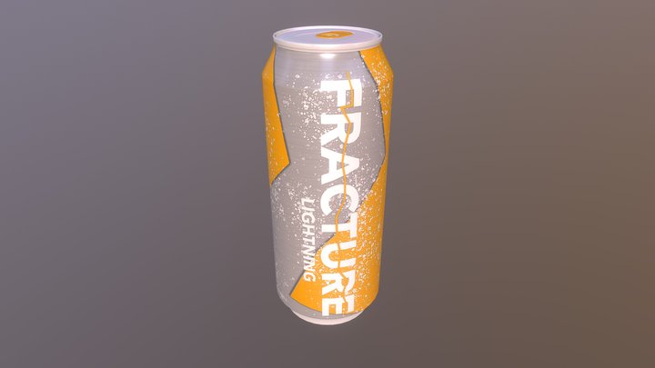 Fracture Energy Drink 3D Model