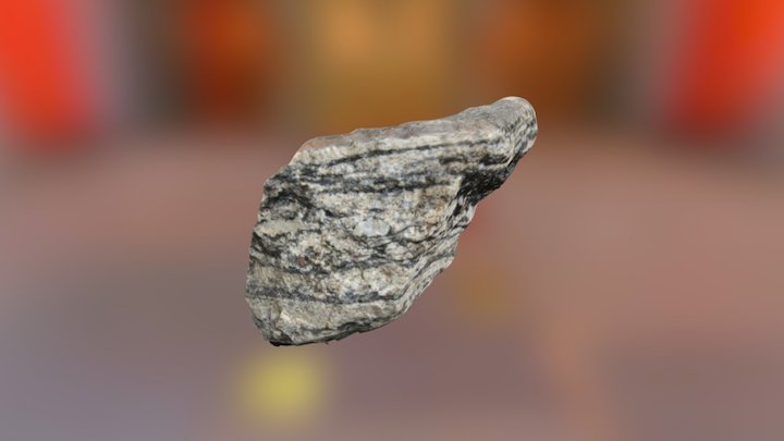 Archean gneiss, Montana 3D Model