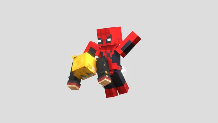 Minecraft Amazing Fantasy 15 3D Model