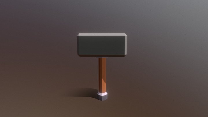 RAU-Stylized-Hammer 3D Model