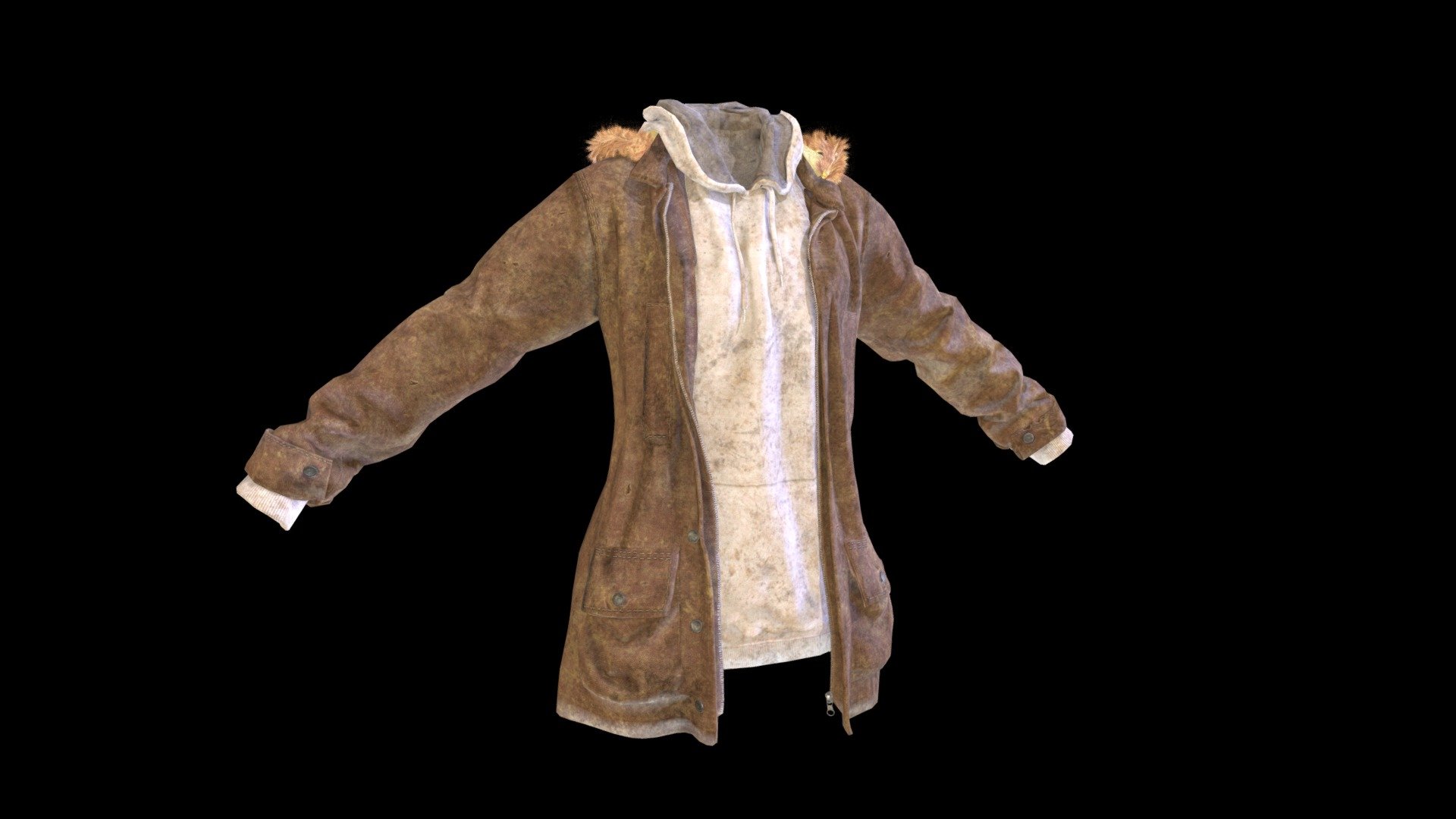 Winter Parka — Sketchfab embed 3D viewer