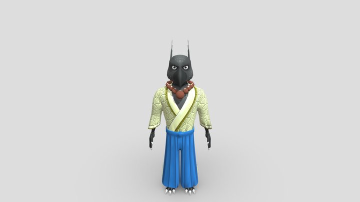 Character - Kotengu 3D Model