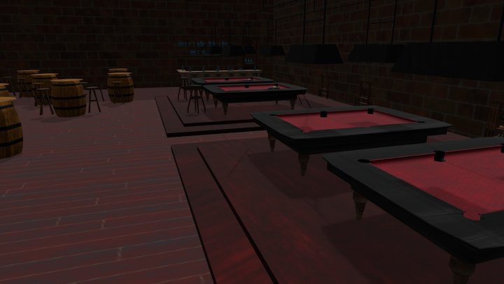 Bar 3D Model