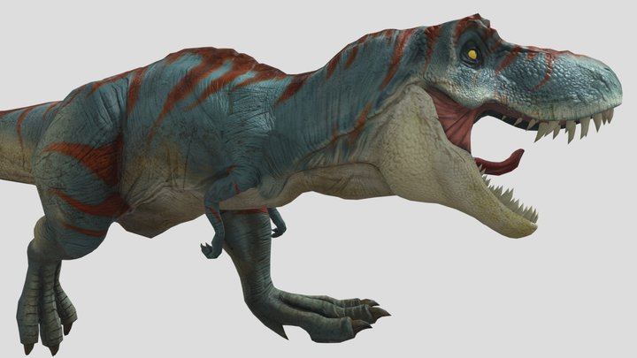 Rampaging Tyrannosaurus Rex – Free 3D Model STL
