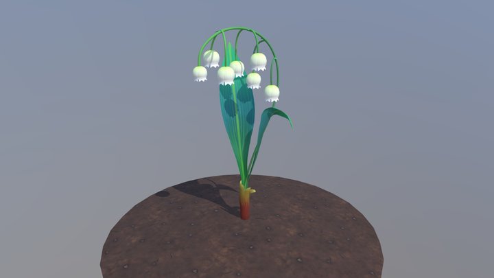 Lily of the Valley 3D Model