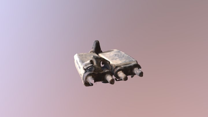 Tank Track 3D Model