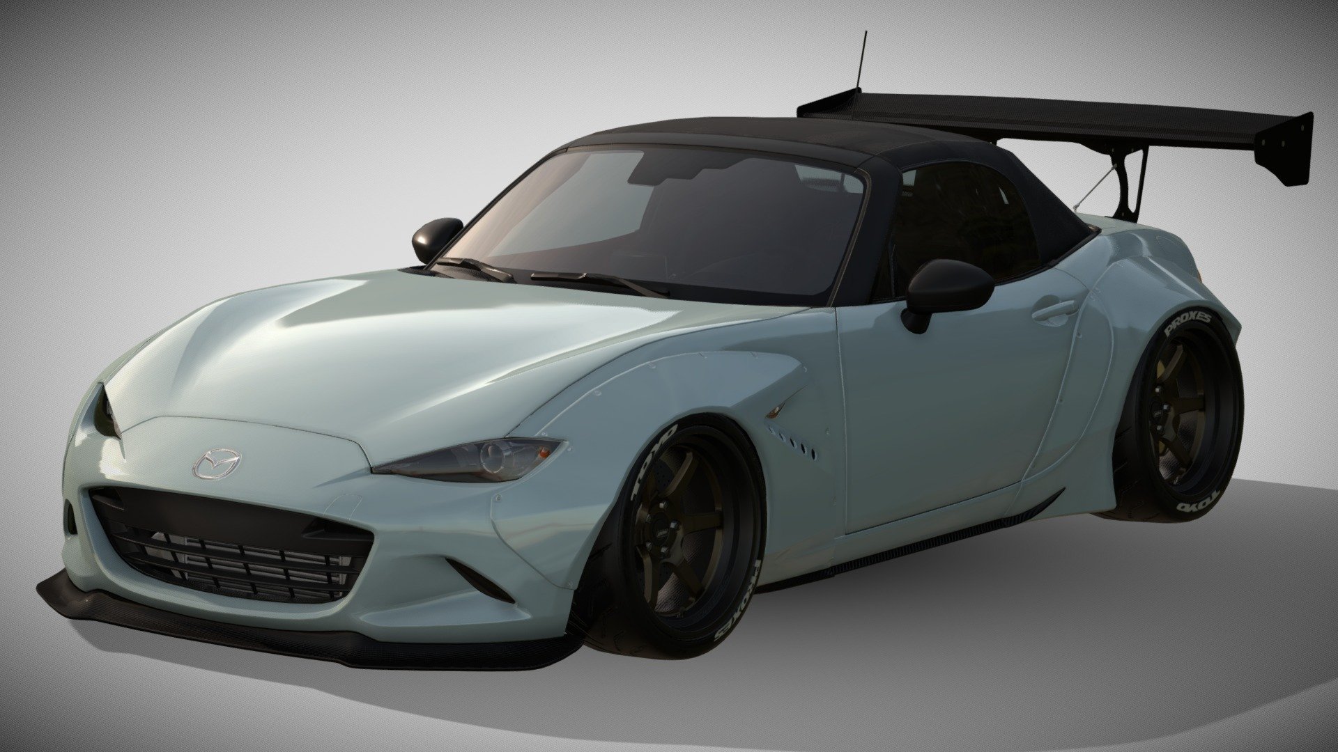 2015 Pandem V1 Mazda ND MX-5 Miata with GT Wing - Download Free 3D