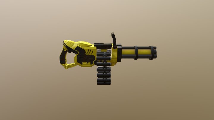 Nerf Blaster Recolor 3D Model