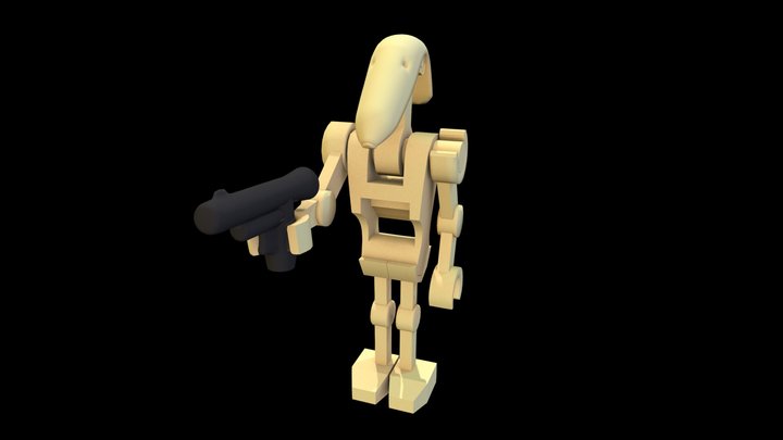Battle-Droid 3D Model