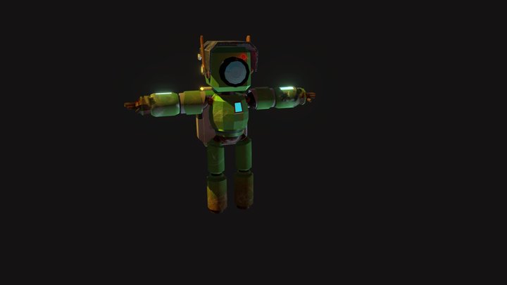 Seeker Robot 3D Model