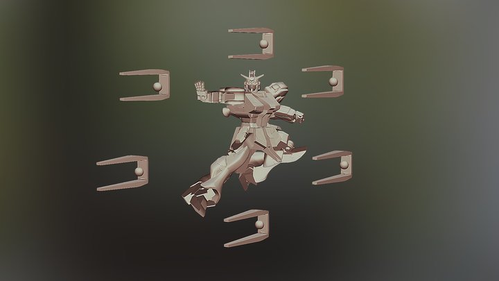 Core Gundam part 1 3D Model