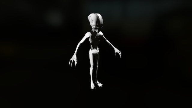 classic Alien 3D Model
