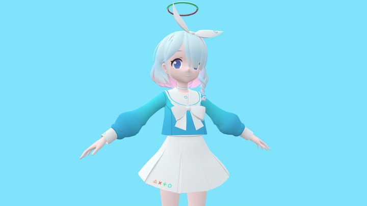 How I Model 3D Anime Base Body From SCRATCH! In BLENDER! [ブルアカ][Blue  Archive][Little Shun] 
