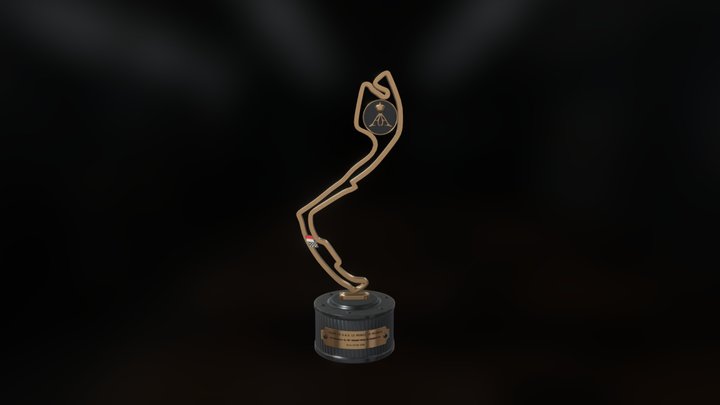 F1 Trophy - Monaco Formula 1 GP 3D Model