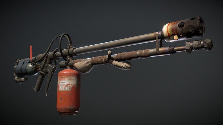 The Last of Us - Flamethrower 3D Model