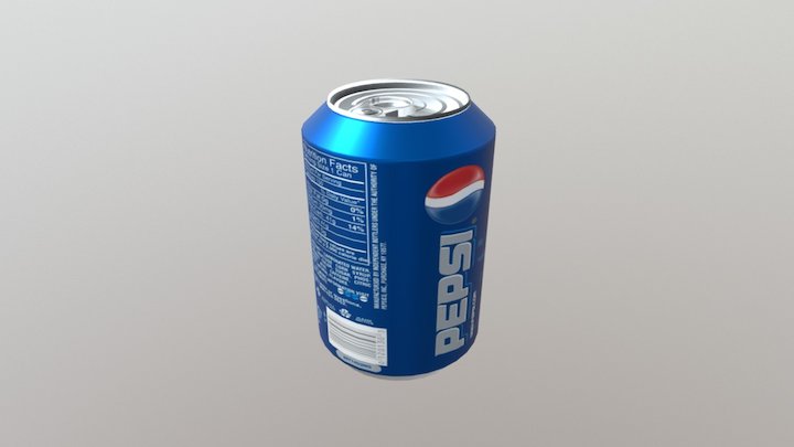 Pepsi Can 3D Model