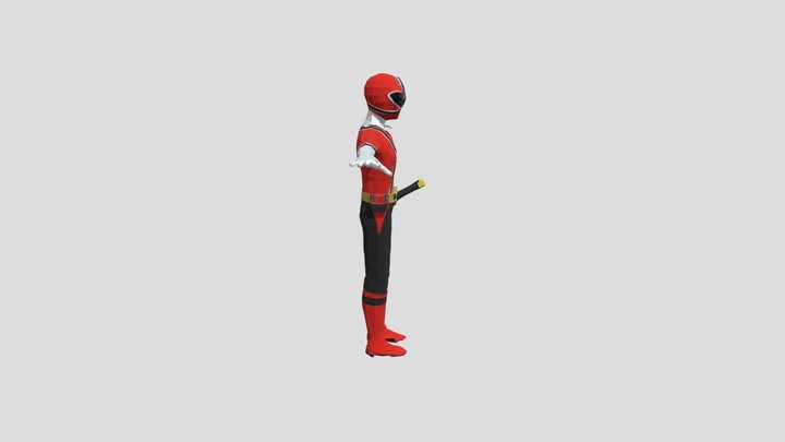 Red Ranger 3d Model 3D Model
