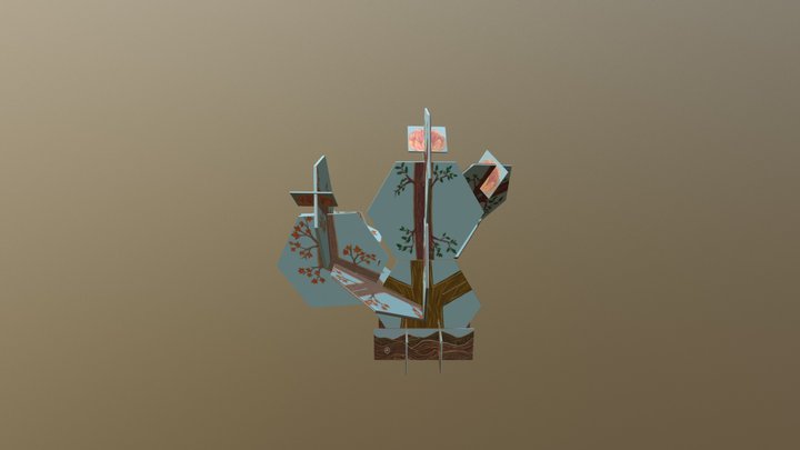 Tree Two 3D Model
