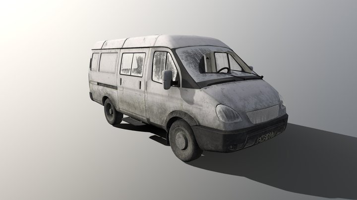 Gaz 2705 – Kostenloses 3D-Modell STL