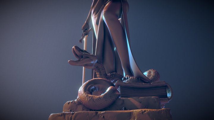 Lady justice 3D Model