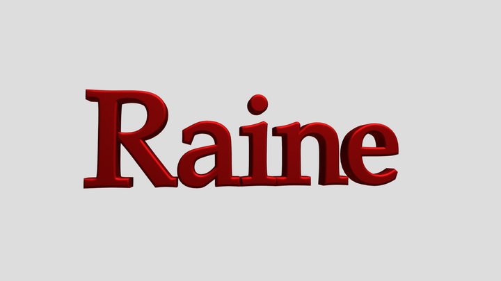 Signature 3D Model