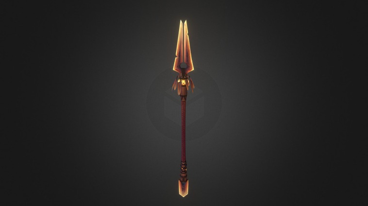 Braided Spear (Lava)