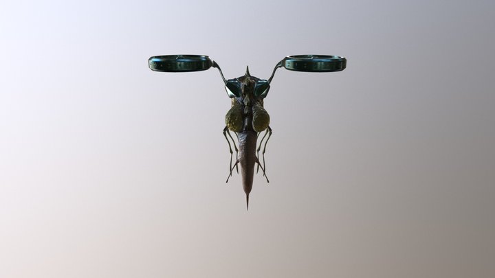 B2D1 - Substance painter - exam 3D Model