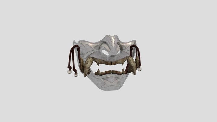 samurai-oni-mask 3D Model