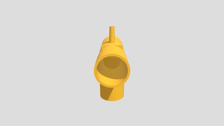 Tubo Espirómetro 3D Model