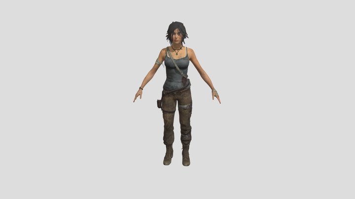 Image To Stl_com_laracroft 3D Model