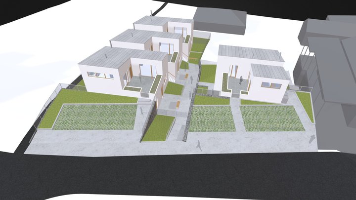 Viladomy Odolena Voda 3D Model