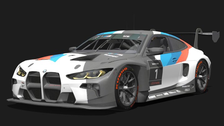 2021 BMW M4 GT3 – Modello 3D gratuito STL