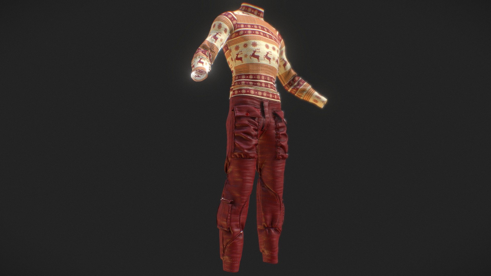 a set of clothes "Merry Christmas"