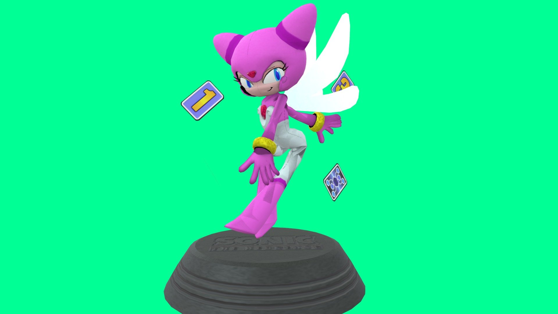 (Sonic Shuffle) Lumina Flowlight stature - 3D model by Sonicvoir 