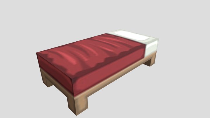 Blockman GO Bed 3D Model