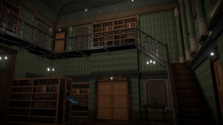 Library 3D Model