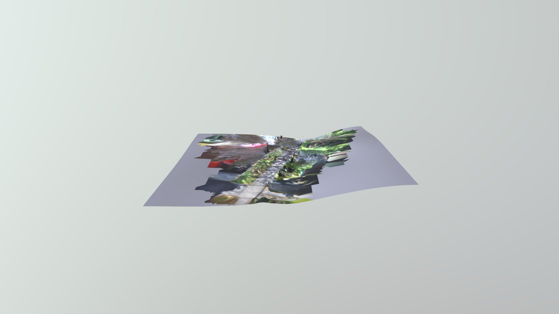 Hole filled street scan