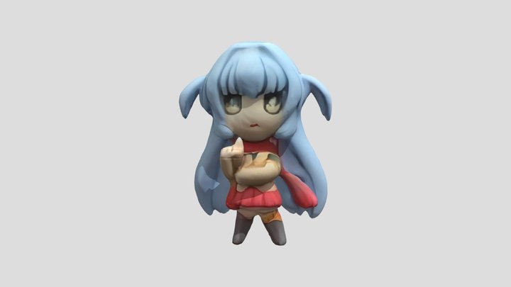 Sentai Akibaranger Mini Figure - Aoi Ichikawa 3D Model
