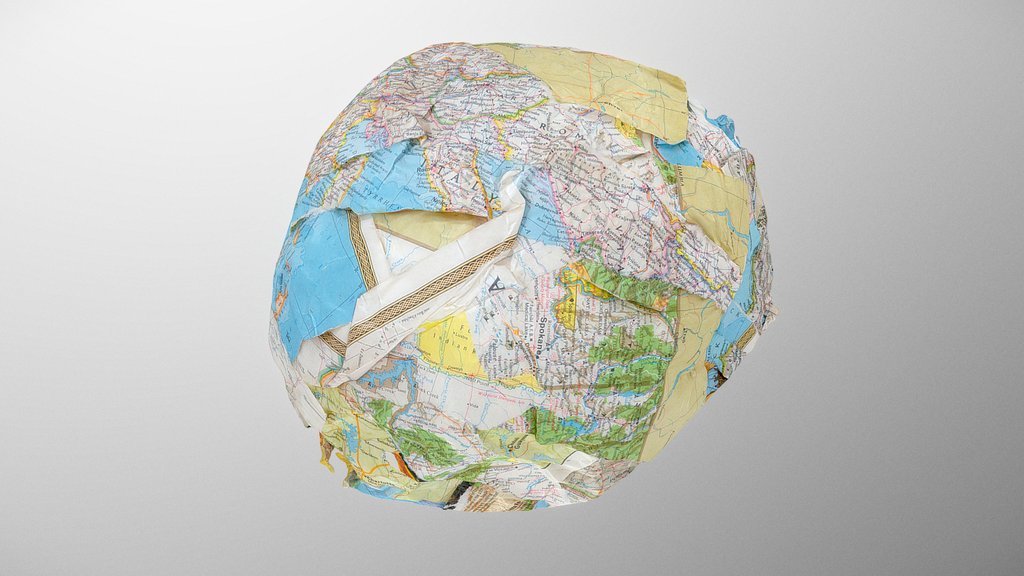 Toy paper Globe