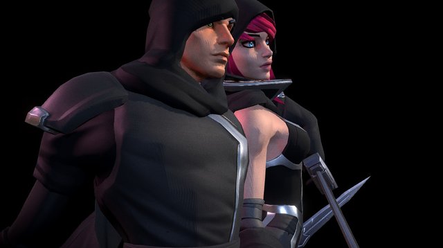 Overpower - Assassins 3D Model