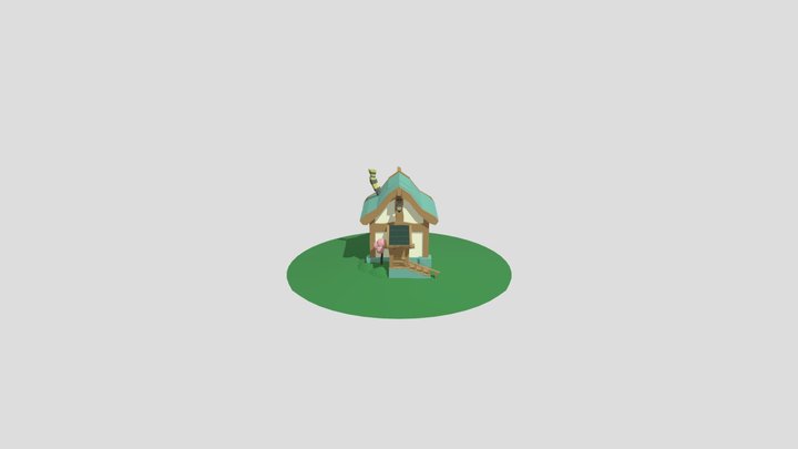 Stylised House 3D Model