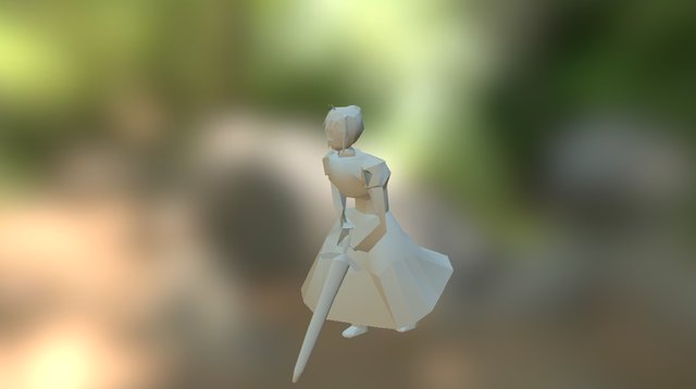 Artoria Excalibur 3D Model