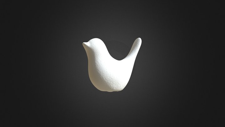 3D Scan Sample - Bird statue 3D Model