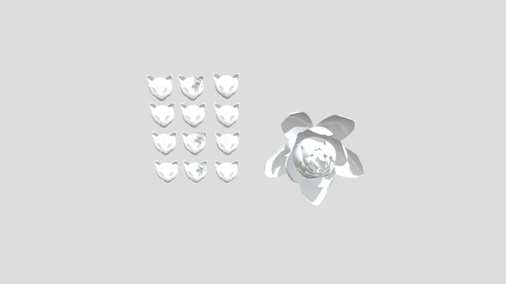 cat mask 3D Model