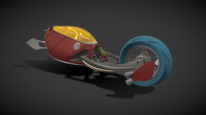 CycleJet - Interrobang Racer 3D Model