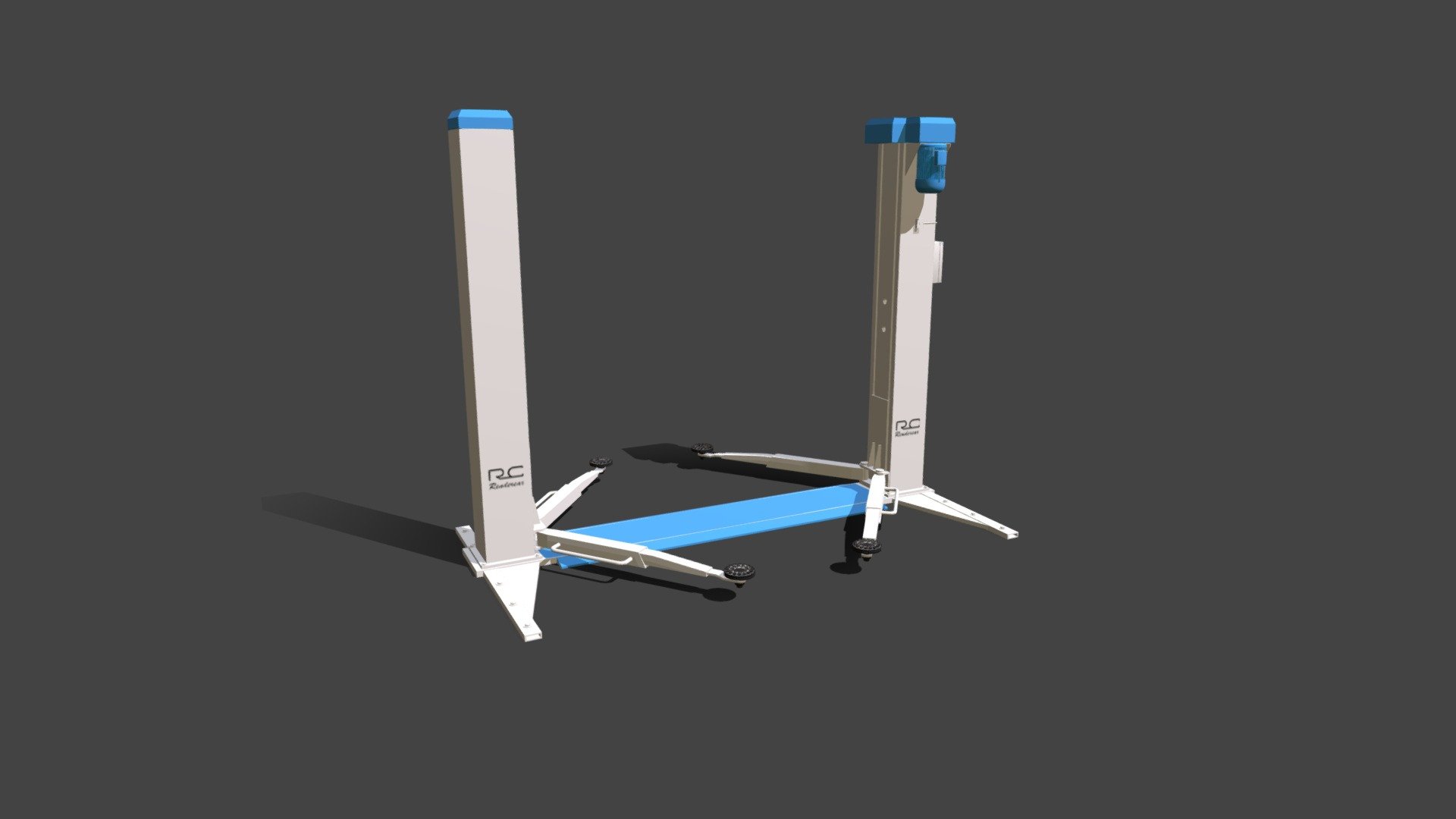 Двухстоечный подъемник — Sketchfab embed 3D viewer