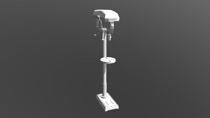 Pillar Drill 2017 3D Model