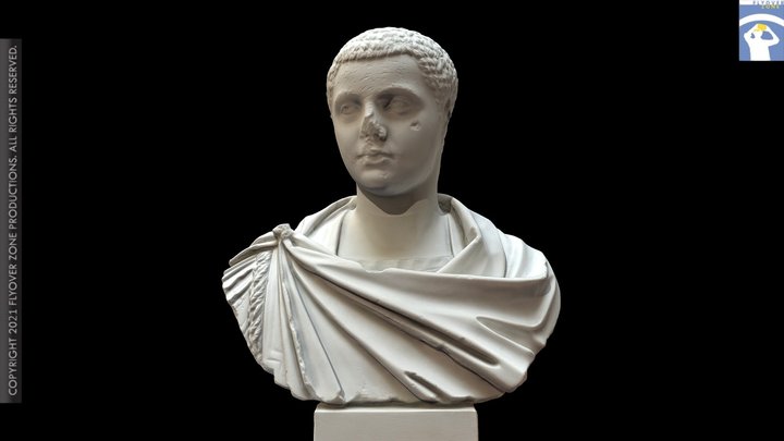 3D rendering of Elagabalus