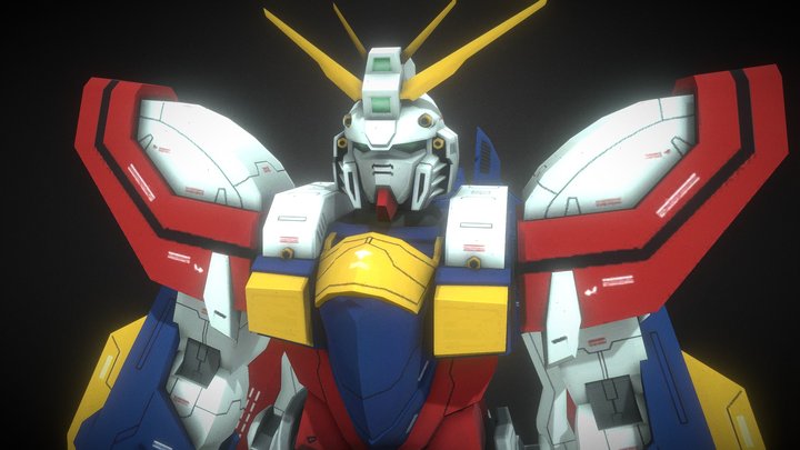 GF13-017NJII God Gundam 3D Model