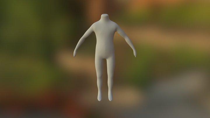 Mannequin kid 3D Model